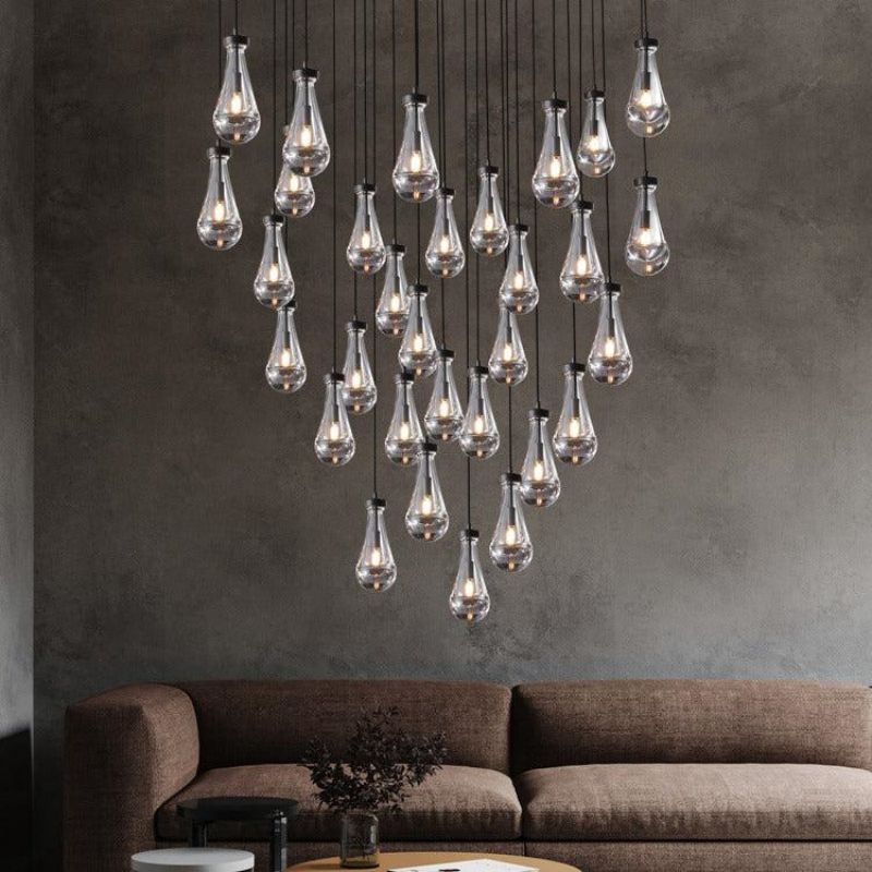 Raindrops Round Chandelier 60"