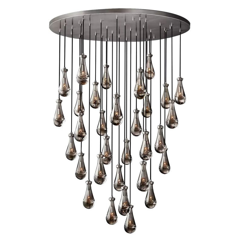 Raindrops Round Chandelier 60"