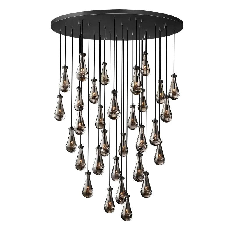 Raindrops Round Chandelier 60"