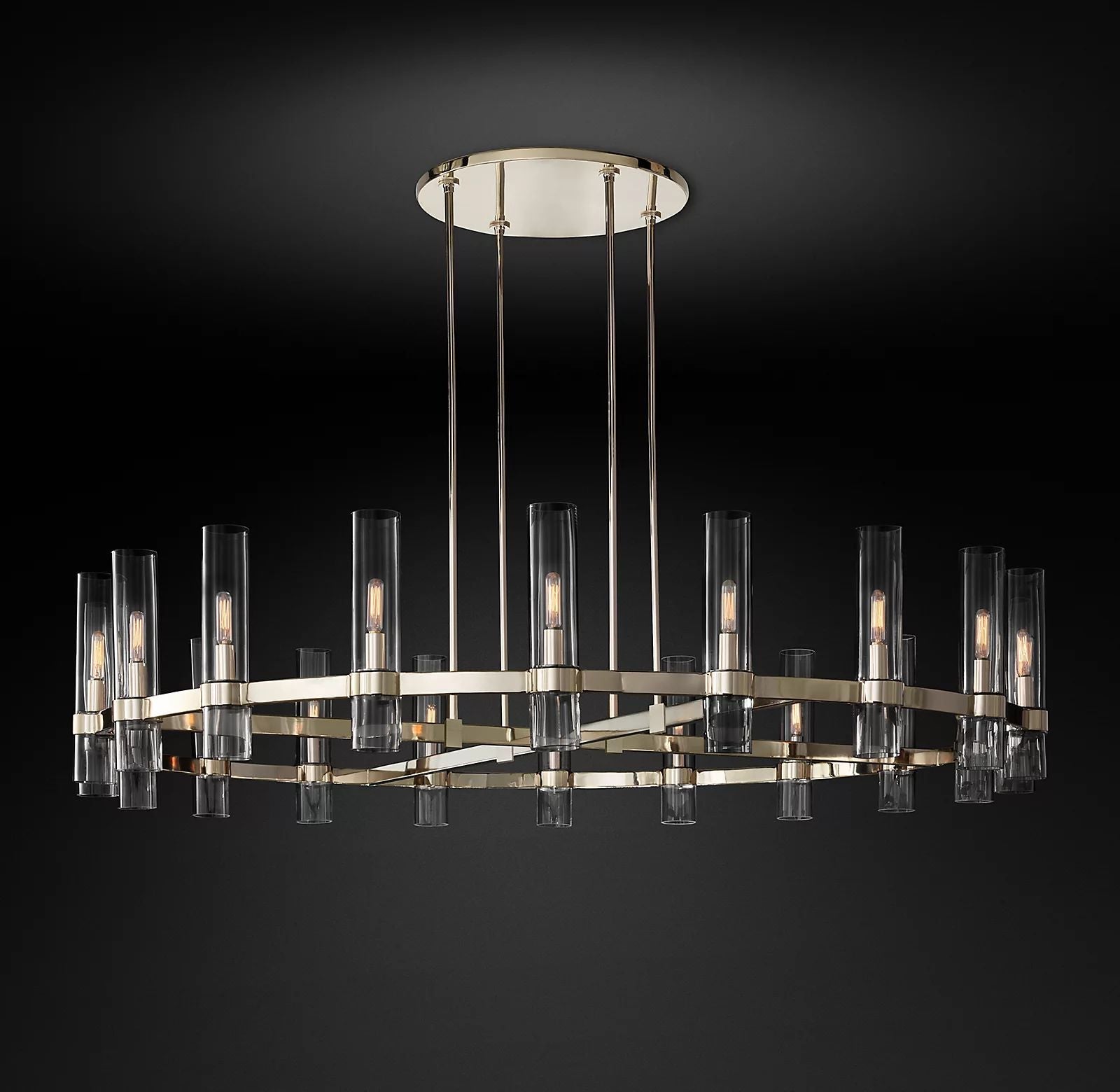 Ravelle Round Chandelier 72"