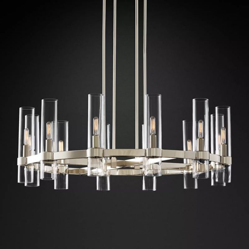 Customized Ravelle Round Chandelier 24"