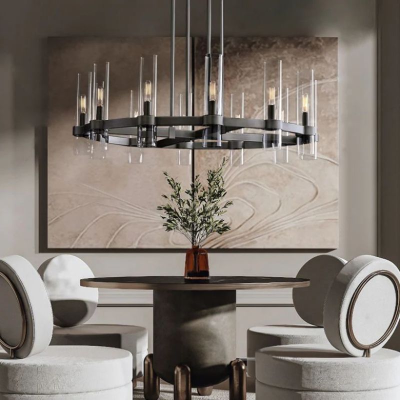 Customized Ravelle Round Chandelier 24"