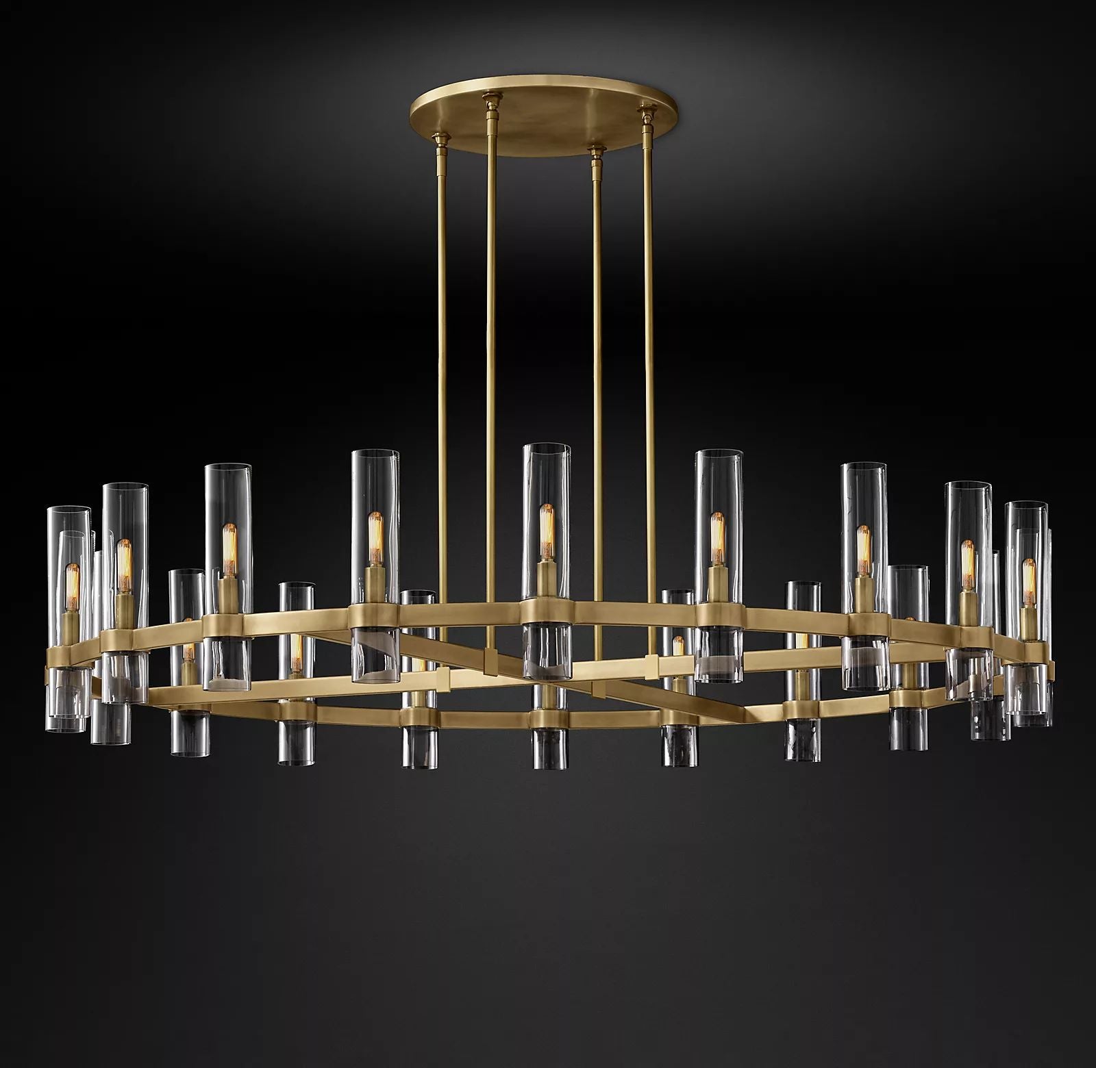 Ravelle Round Chandelier 60"