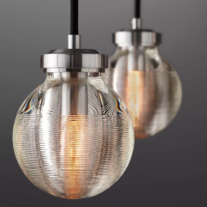 Pearl Spherical Modern Rectangular Chandelier 36”