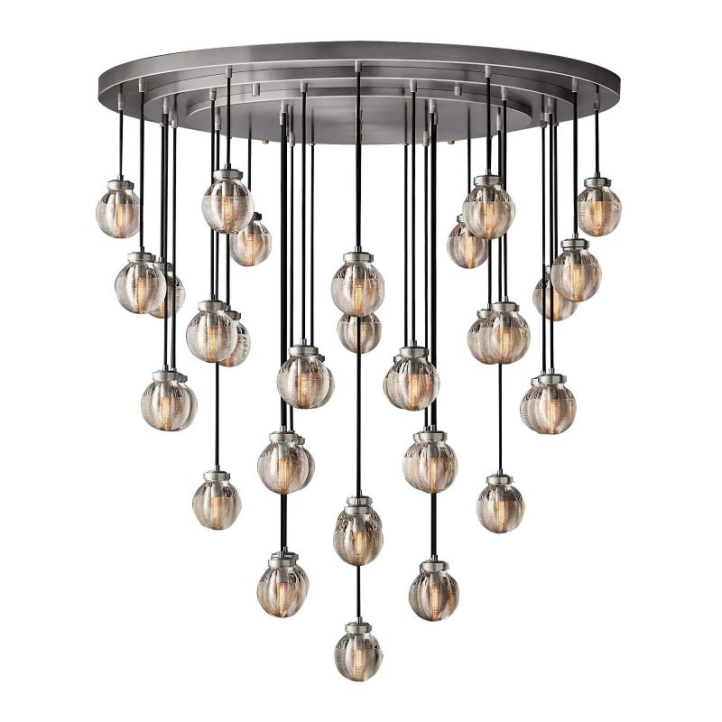 Pearl Spherical Modern Round Chandelier 48"