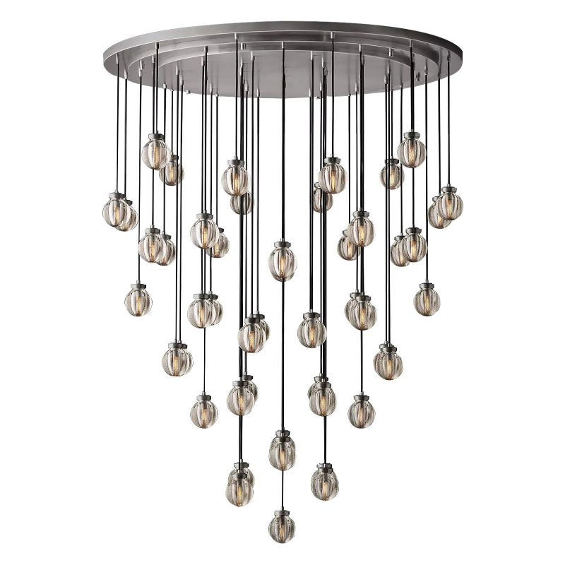 Pearl Spherical Modern Round Chandelier 60"