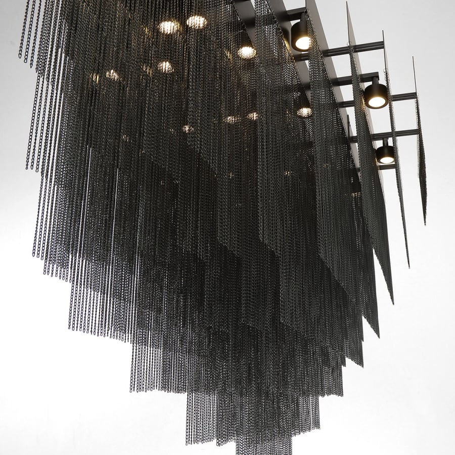 Rubi Wide LED Chandelier 47'' - product detail 2
