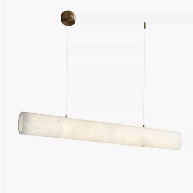 Sylvia Alabaster Linear Pendant Light Over Kitchen Island - product detail 5