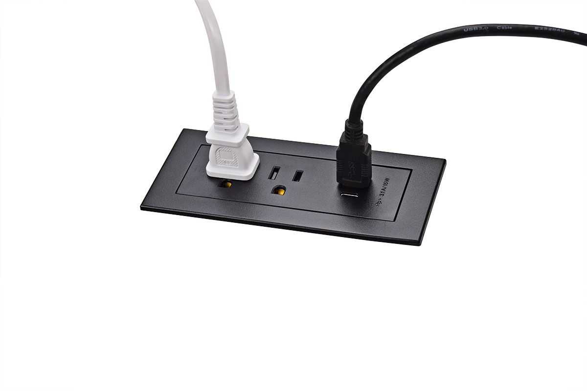 SYNC I - LOW PROFILE POWER GROMMET – 2 POWER/2 USB