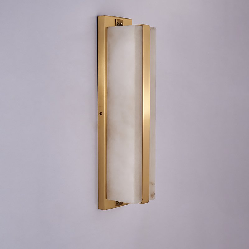 Salia Alabaster Wall Sconce - product detail 4