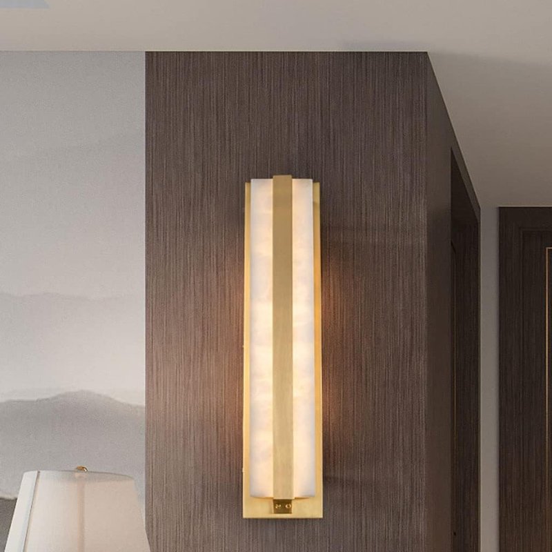 Salia Alabaster Wall Sconce - product detail 5