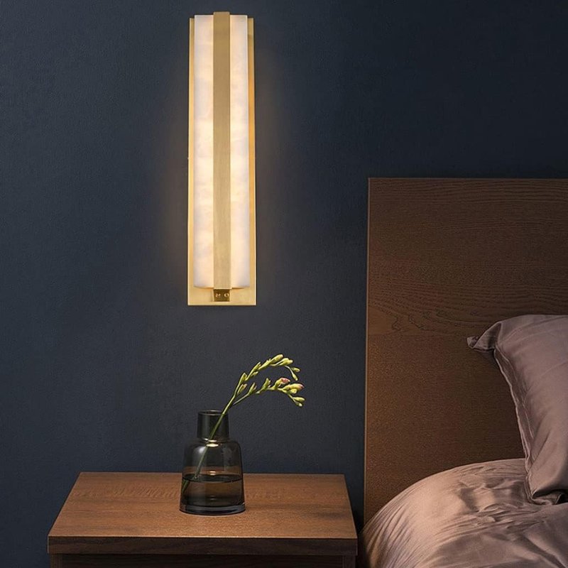 Salia Alabaster Wall Sconce - product detail 3