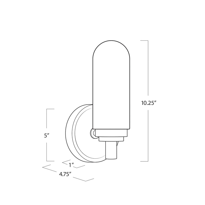 Salon Alabaster Single Sconce - product detail 4