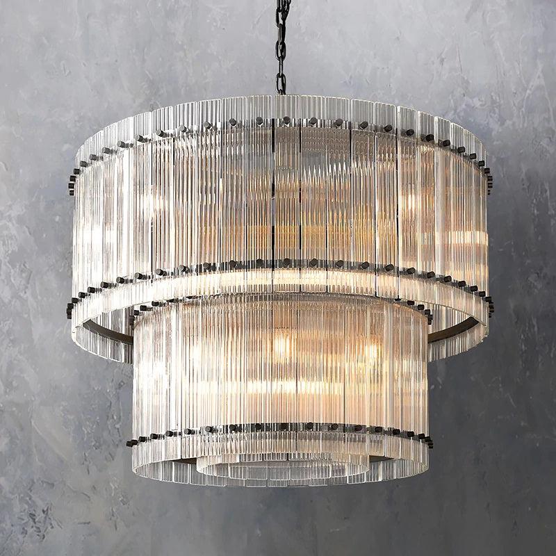 San Marco Two-tier Luxury Round Chandelier 37"