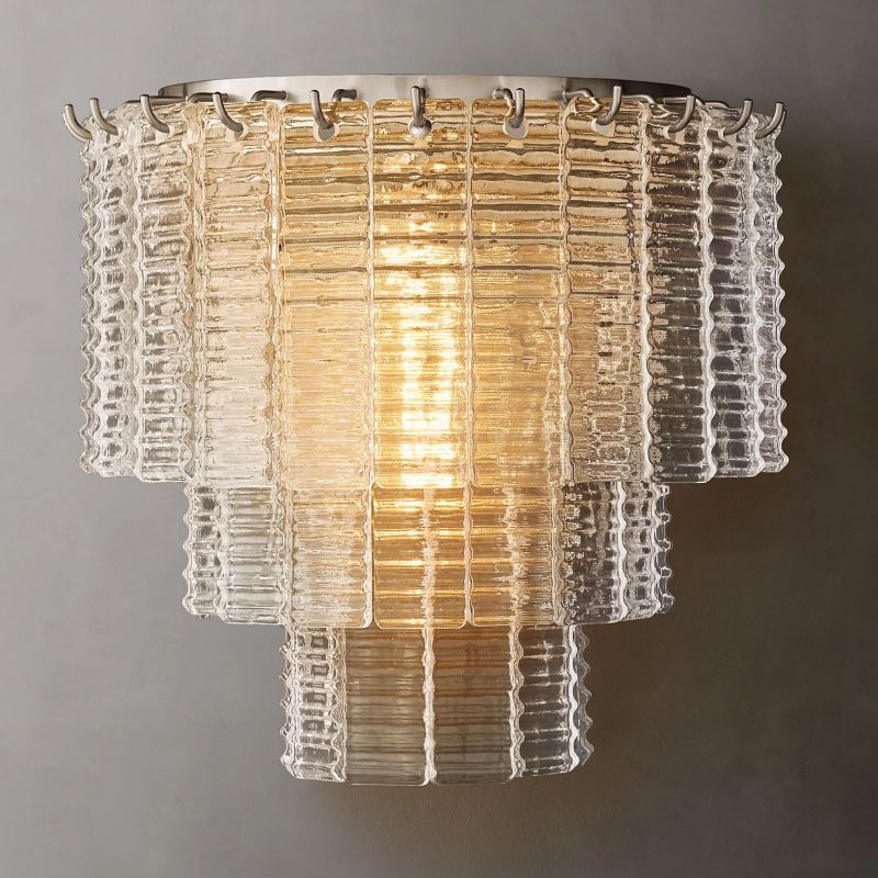 Sireni Clear Glass Wall Sconce
