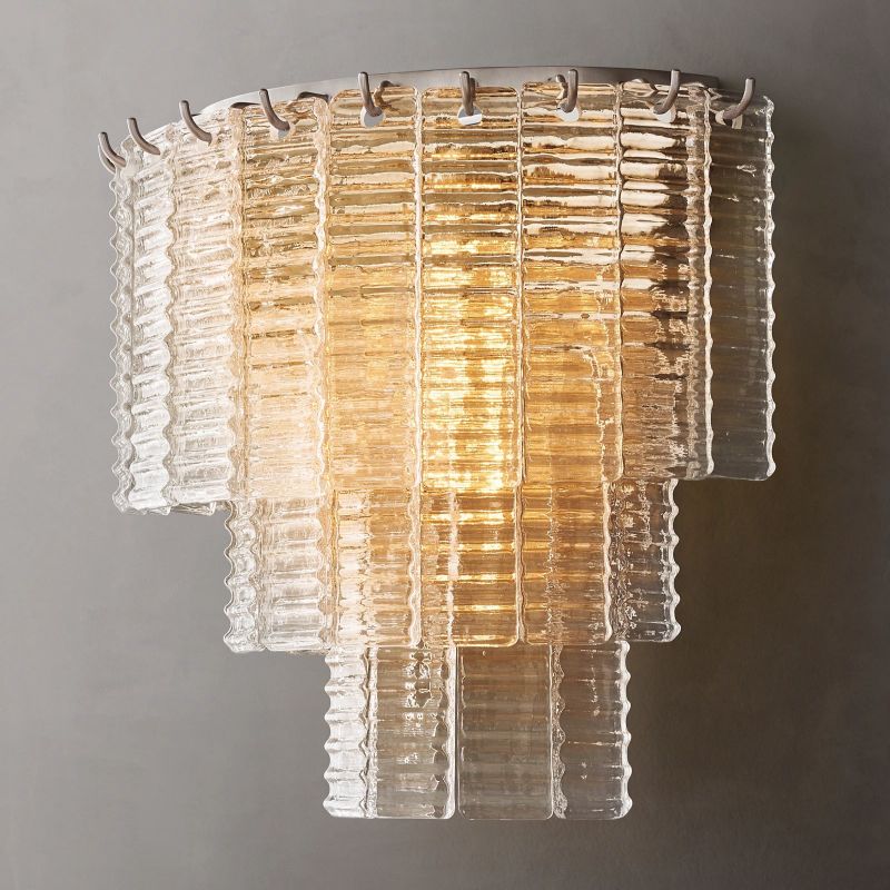 Sireni Clear Glass Wall Sconce