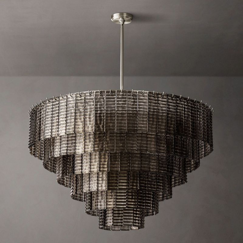 Sireni Glass Round Chandelier 41”