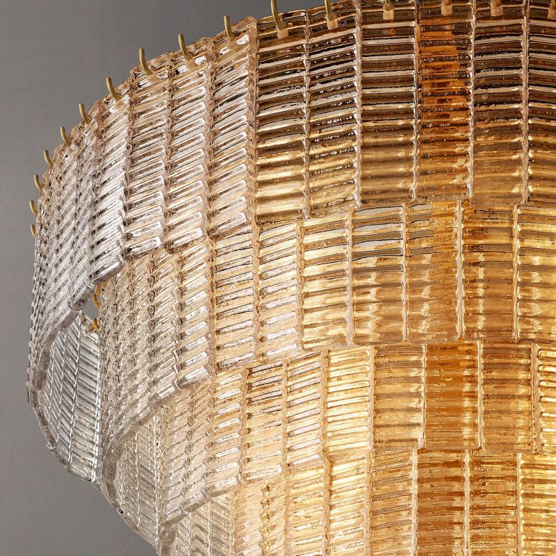 Sireni Glass Round Chandelier 41”