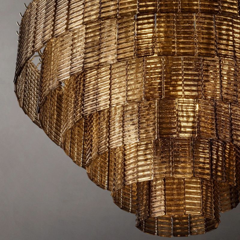 Sireni Glass Round Chandelier 41”