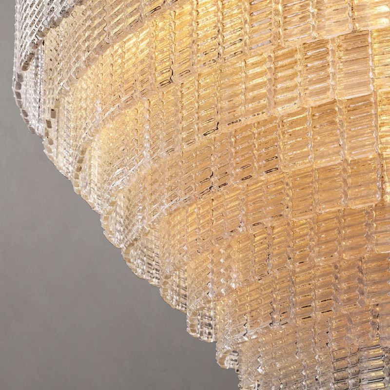 Sireni Glass Round Chandelier 52”