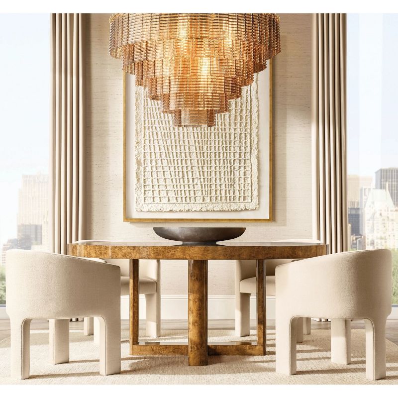 Sireni Glass Round Chandelier 52”