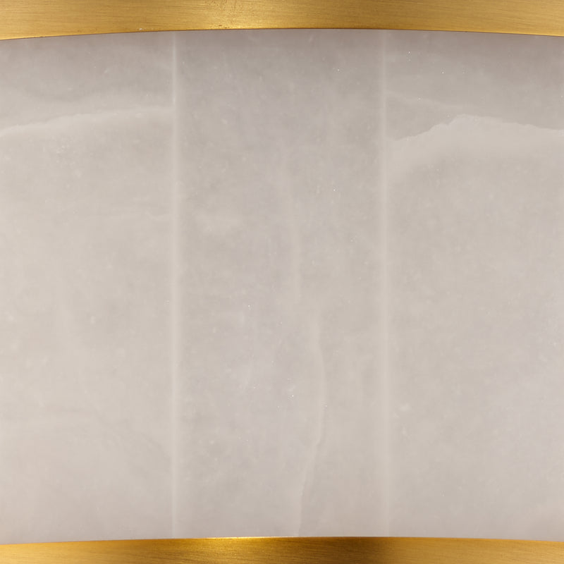 Small Upsala Alabaster Flush Mount Ceiling Light - product detail 3