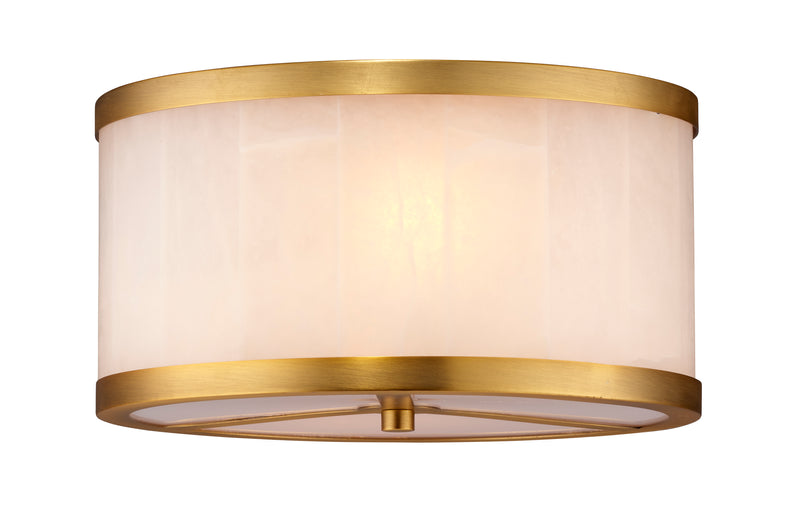 Small Upsala Alabaster Flush Mount Ceiling Light - product detail 4