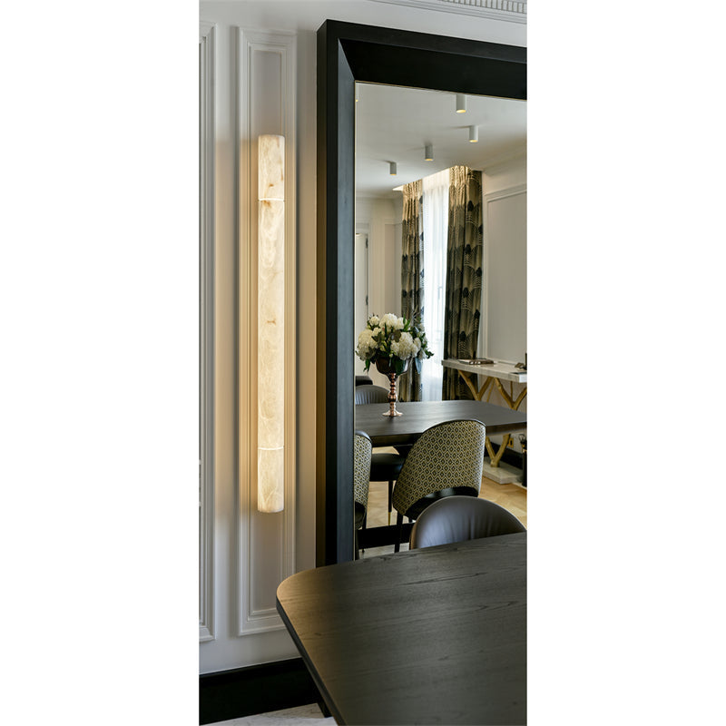 Sylvia Modern Alabaster Wall Sconce 4.7'' - product detail 6
