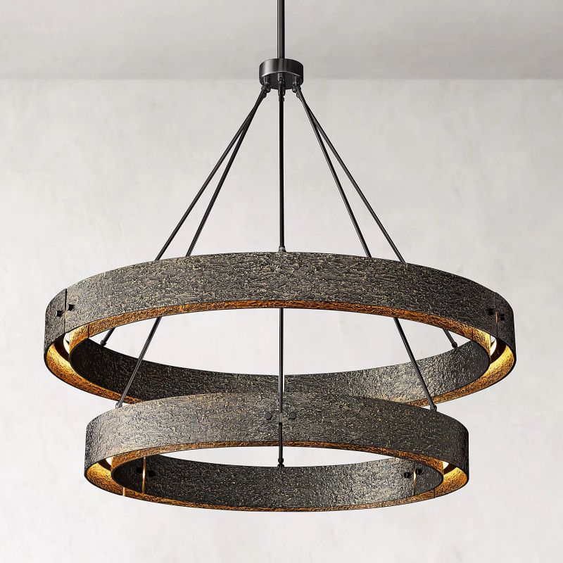 Vilary 2-tier Round Chandelier 60"