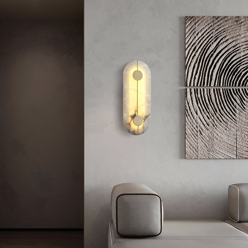 Yohana Alabaster Wall Sconce - product detail 2