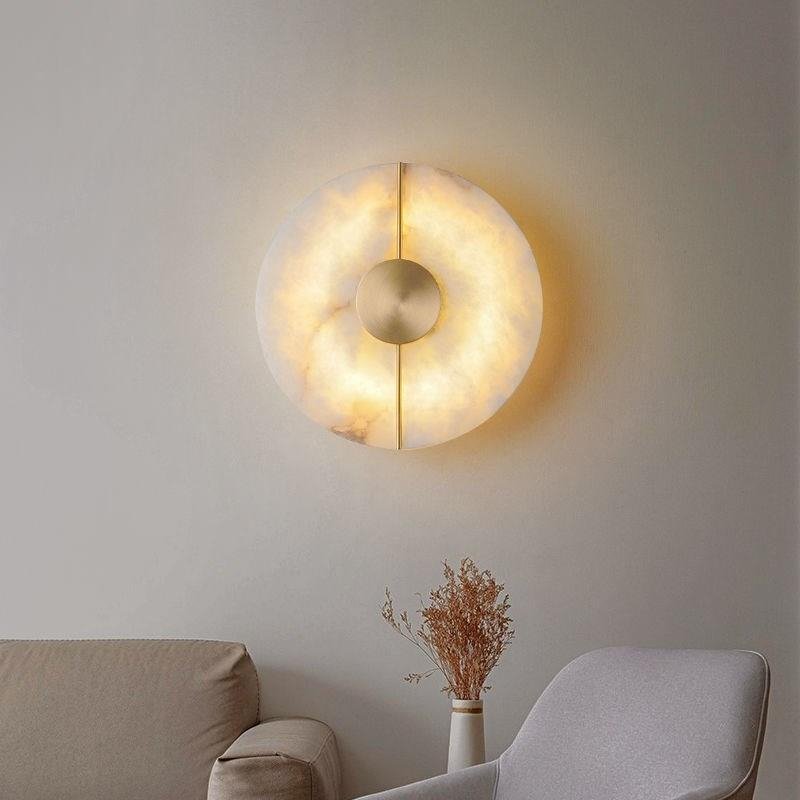 Yohana Alabaster Wall Sconce - product detail 4