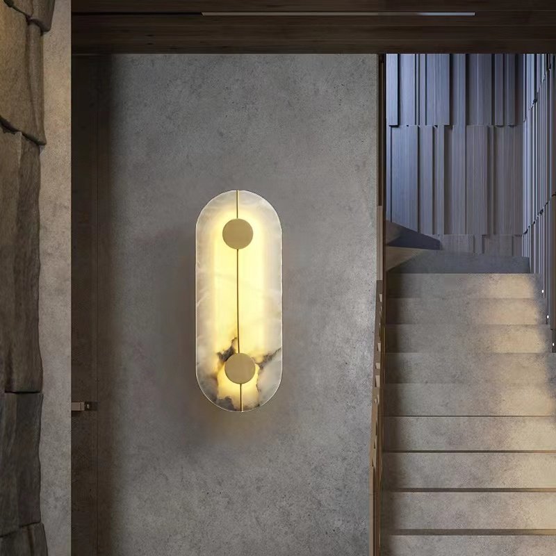 Yohana Alabaster Wall Sconce - product detail 7