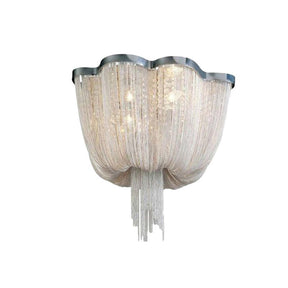 Tassel Ceiling Light Post-Modern Chandelier Aluminum Chain Light