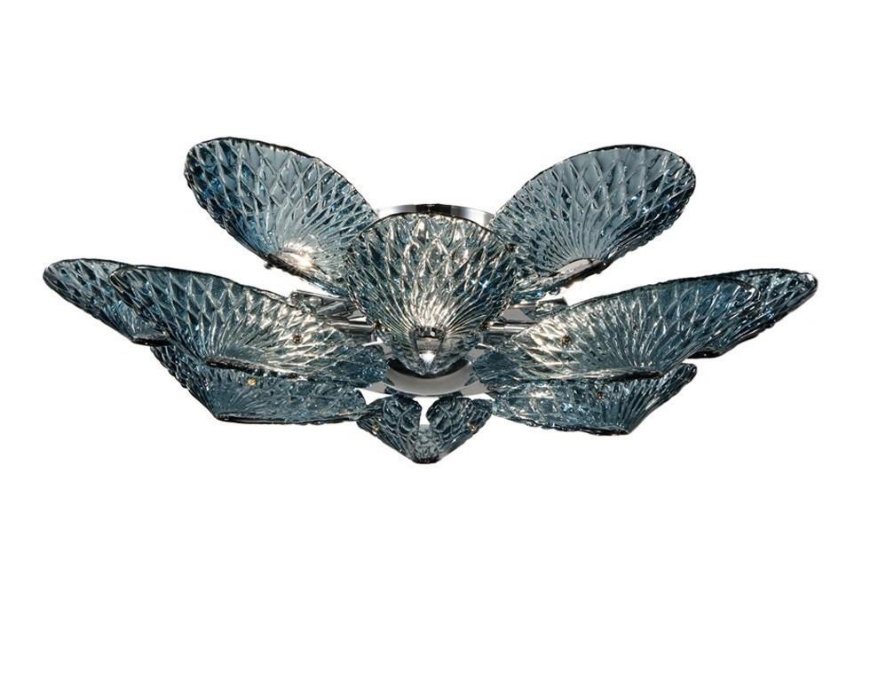 Bella Murano Glass Flower Flushmount - product detail 7