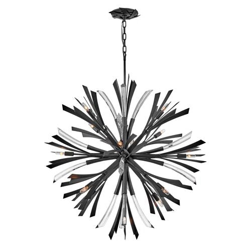 Bergamots 13 Lights  Chandelier 42"H