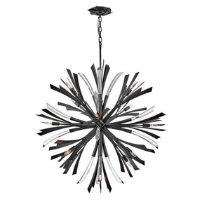 Bergamots 13 Lights  Chandelier 42"H