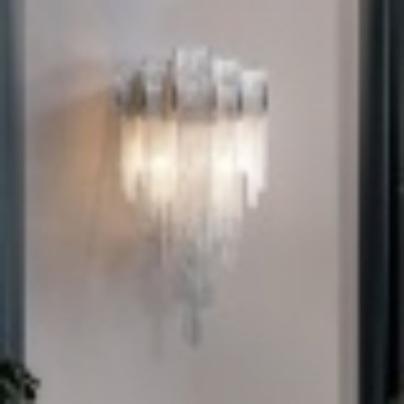 Alisa Luxury Plated Aluminum Chain Tassel Wall Sconce - product detail 10