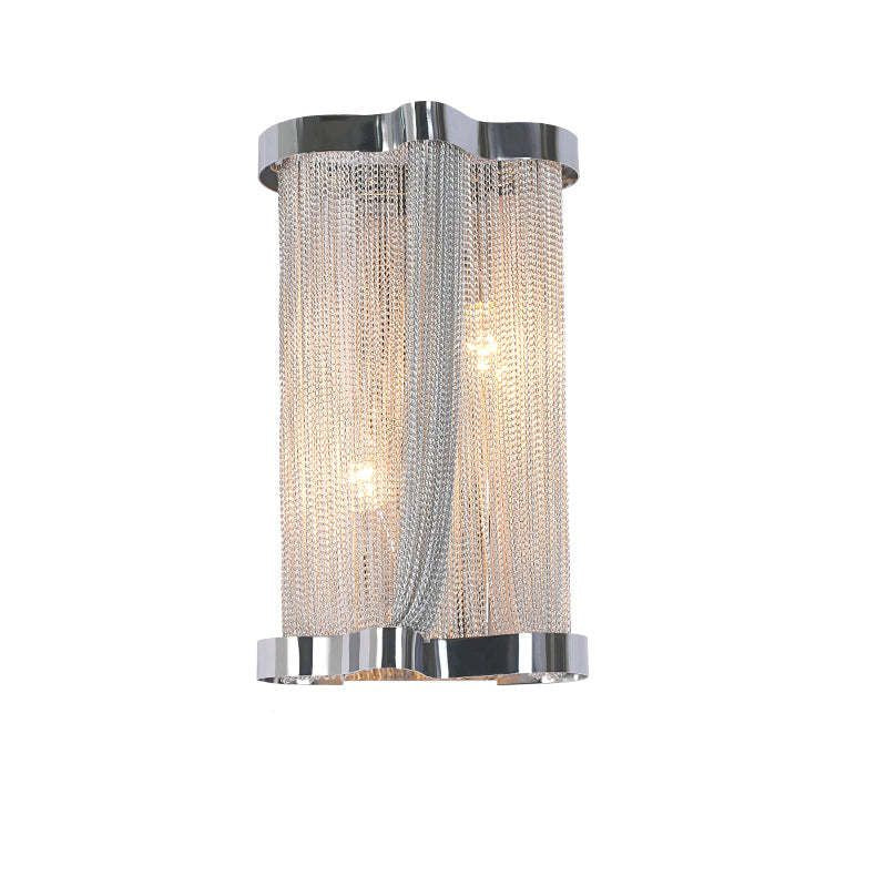 Ashley Aluminum Chain Tassel Wall Sconce - product detail 3