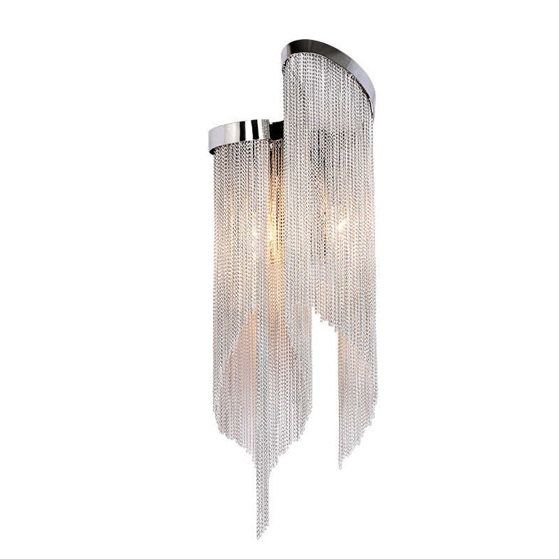 Fiona Aluminum Chain Tassel Wall Sconce - product detail 11