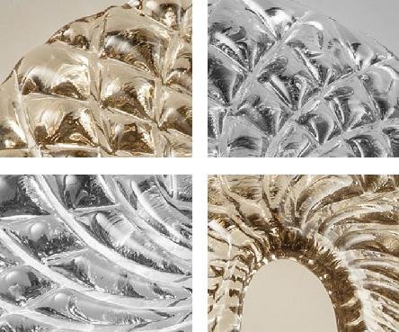 Bella Murano Glass Flower Flushmount - product detail 5
