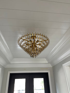 Sol Round Odeon Crystal Tiered Chandelier