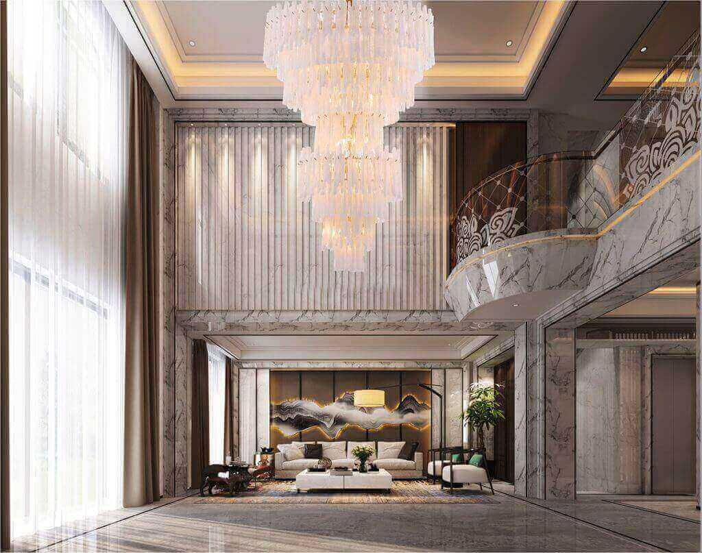 Blanche Tiered Murano Glass Chandelier - product detail 10