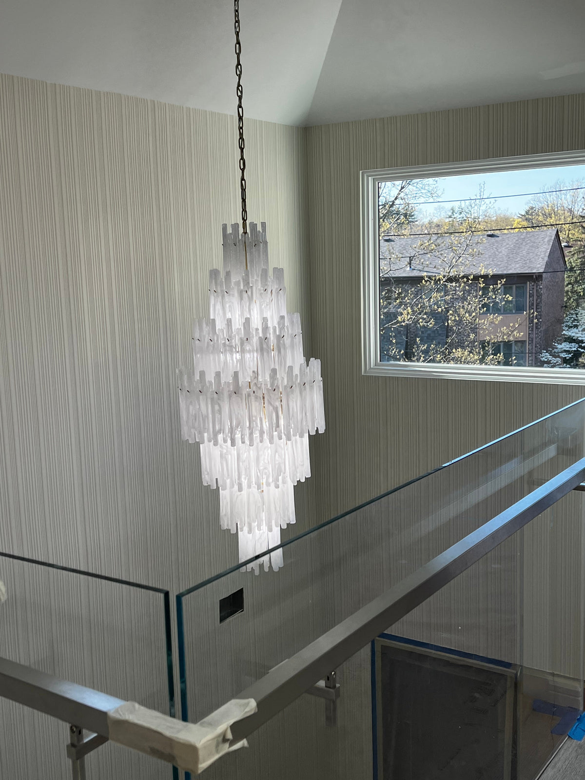 Blanche Tiered Murano Glass Chandelier - product detail 9