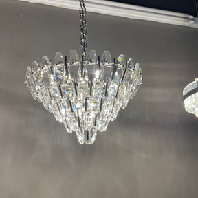 Sol Round Odeon Crystal Tiered Chandelier