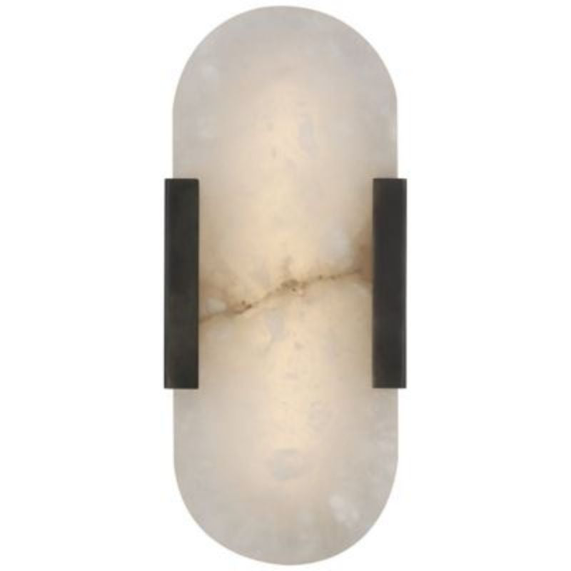 Lowell Melange Elongated Alabaster Wall Sconce 10" - product detail 5