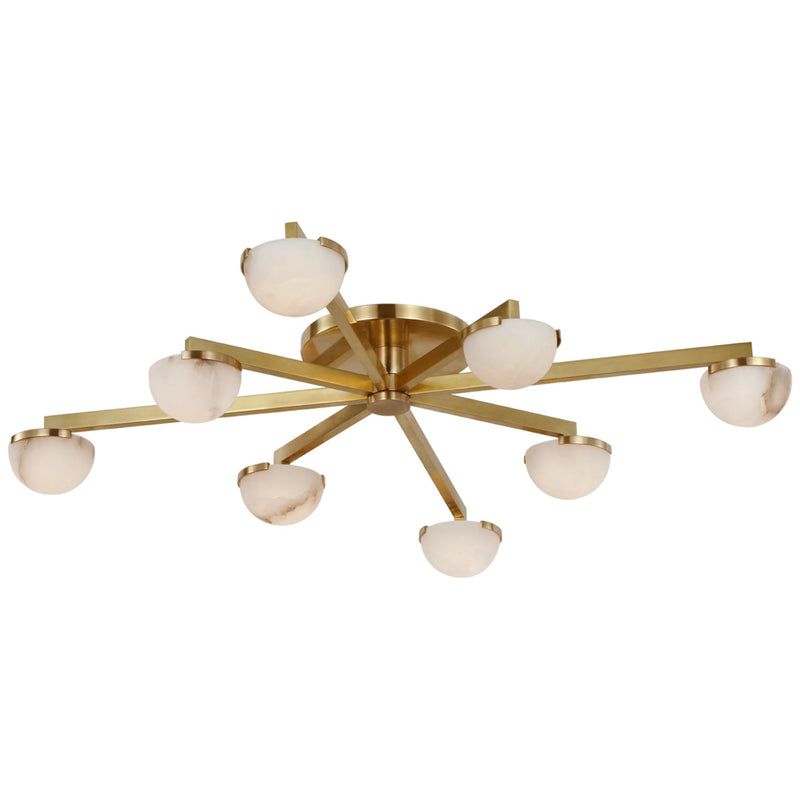 Alabaster Wearstler Pedra Large Staggered Arm Flush Mount - product detail 7