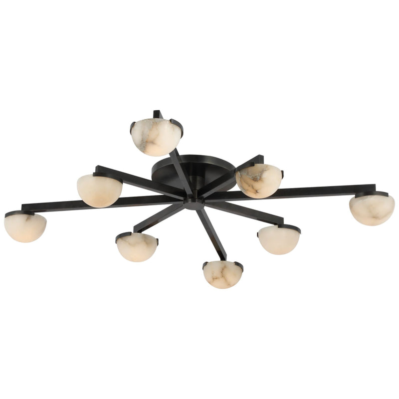 Alabaster Wearstler Pedra Large Staggered Arm Flush Mount - product detail 9