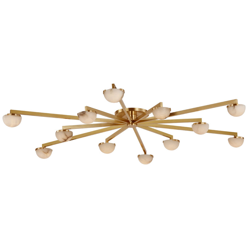 Alabaster Wearstler Pedra Large Staggered Arm Flush Mount - product detail 5