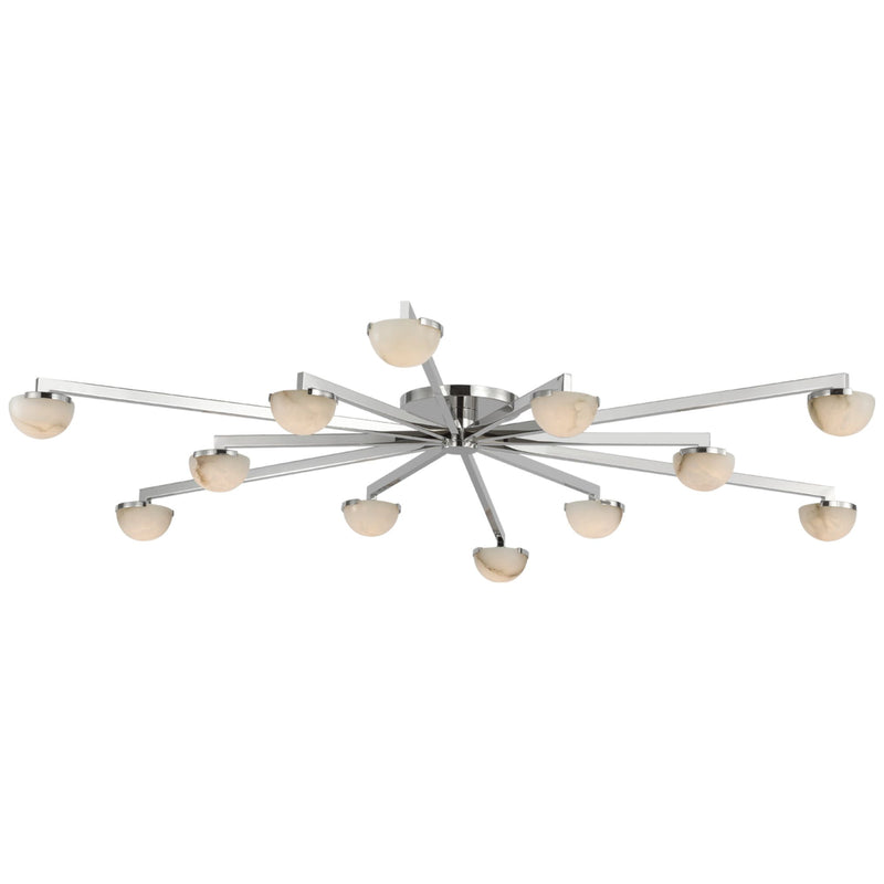 Alabaster Wearstler Pedra Large Staggered Arm Flush Mount - product detail 6