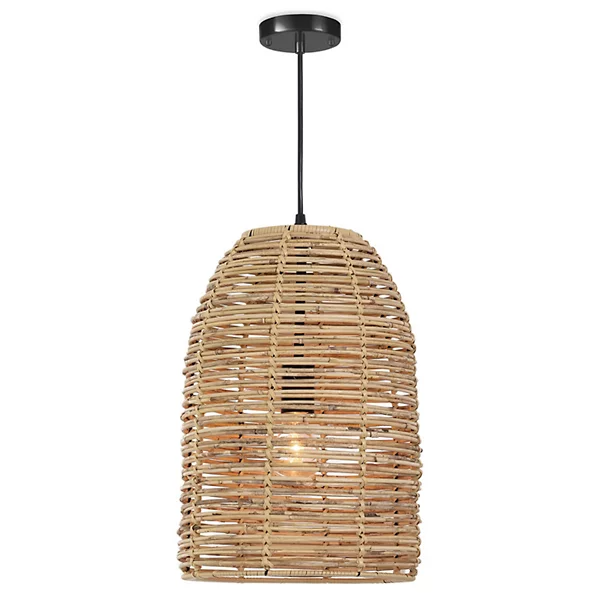 rattan light pendant